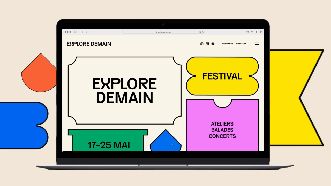 Site web Explore Demain